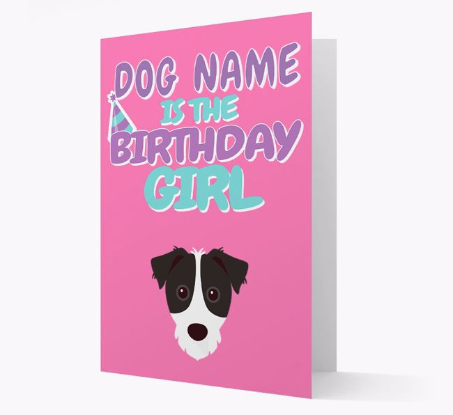 'Birthday Girl' Card with {breedFullName} Icon